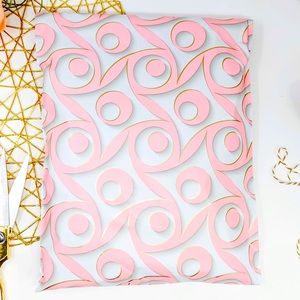 2 SETS LEFT!💕20 Designer Pink Swirl Poly Mailers 10 x 13 inch